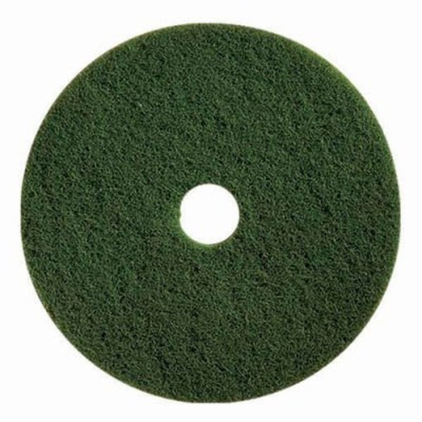 Boss Cleaning Equipment 19in Scrubbing Pad, Green, 5 Per Case B200604